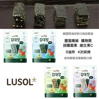 在飛比找樂天市場購物網優惠-韓國 LUSOL 夾心烘烤海苔 海苔脆片 海苔夾心餅 海苔片