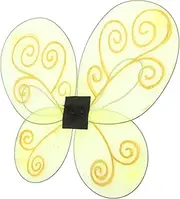 FRCOLOR Bee Wing Costume Prop Easy to Wear Versatile for Festivals Photo Booths Elegant Design for Parties Performances for Bee Cosplay Holiday Gatherings