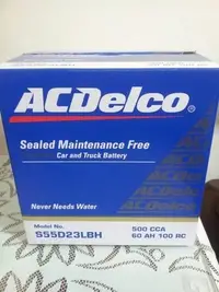 在飛比找Yahoo!奇摩拍賣優惠-鼎旺汽車百貨~ACDELCO S55D23L R S55B2