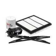 Sakura Front Wiper Blades & Filter Service Kit for Mitsubishi Triton MK 2.4L