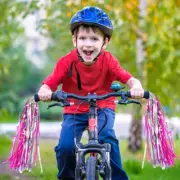 2pcs Scooter Handlebar Streamers Scooter Cloth Tassel Bike Grips Ribbon