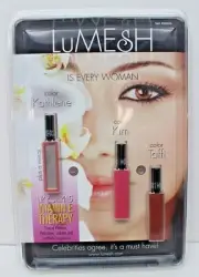 LuMesh Lip Plumping Vitamin E Therapy 3 Pk Lip Gloss Kathlene Kim Taffi #693640