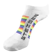 Steigen Rainbow Unisex No Show Running Socks