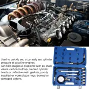 _17pcs Cylinder Compression Tester Kit 0‑300PSI Engine Uvinersal Cylinder