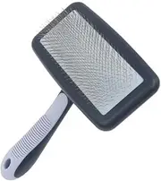 Poodle Brush for Grooming,Slicker Dog Brush for Goldendoodle,Dog Grooming Brush,Pet Dog Slicker Brush for Long Haired Dogs,Removes Loose Hair (Style 1, One size)