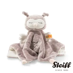 STEIFF德國金耳釦泰迪熊 Ollie Owl Comforter 貓頭鷹 嬰幼兒安撫巾