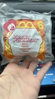 1995 McDonalds Happy Meal Toy -Transformers - #6 Beetle - NIP