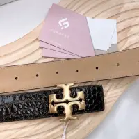 在飛比找蝦皮購物優惠-居羽精品代購 Tory Burch 專櫃款 金磚 壓紋皮帶