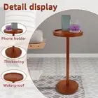 Pedestal Side Table Enduring Pedestal Table Weighted Base Drink Table GrMxj