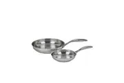 Swiss Diamond Premium Steel Induction 2 Piece Frying Pan Set 20 & 20x4cm