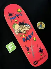 RARE SIGNED Danny Way Nuke Baby Pink Shaped Screened Blind Skateboard Deck AUTO