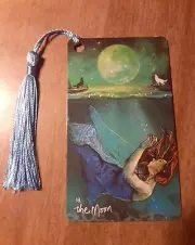 The Moon- Light Seer Tarot Bookmark Oracle Card Art Deck Gift, Purified &Charged