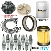 Tune Up Kit Filters Cap Wire Spark Plugs For CHEVROLET MALIBU V8 7.4L 1973-1974