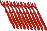 BIUDECO Plastic Crab Forks Seafood Tools Crab and Lobster Eating Forks Comfortable for All Ages