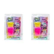 4pc Crazy Sensations Mix'In Sensations Kids Sensory Slime Toy Yellow/Pink 6y+