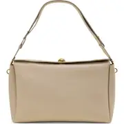 AMI PARIS Large Carousel Leather Shoulder Bag in Ginger at Nordstrom One Size