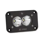 Baja Designs 481001 Black Flush Mount S2 Pro Clear Spot Beam 5000K LED Light