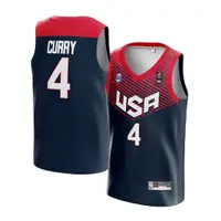 在飛比找蝦皮購物優惠-球衣 Stephen Curry USA 2014 4 襯衫