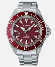 Seiko SRPL11 Prospex Red Dial Automatic Samurai Diver Watch 200m Box Tags Papers