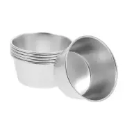 6 Pcs Egg Tart Molds for Baking Single Muffin Tins Pudding Cup Cake Cups DIY