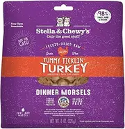 Stella & Chewy's Freeze Dried Tummy Ticklin Turkey Dinner Morsels 9oz New