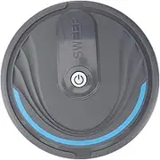 SWOOMEY Simulation Mopping Robot for Rechargeable Artificial Floor Sweeper Interactive Role Play Cleaning Black for Learning and Fun Activities