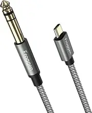 USB C to 6.35mm 1/4 inch Audio Stereo Cable 3 Feet, USB Type C to 6.35mm 1/4 inch TRS Audio Cord Compatible with iPad, Pixel 4XL, Samsung Galaxy S22, Amplifier, Mixer, Speaker, Home Theater