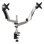 3m Mounting Arm For Flat Panel Display - 20 Lb Load Capacity - Silver