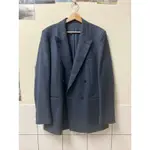 瑞典精品西裝品牌 TIGER OF SWEDEN DB STRIPED SUIT BLAZER 條紋雙排扣西裝外套