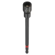 Nut Driver Drill Bits 7/16 Inch Socket 1/4" Hex Shank 6" Magnetic Setter