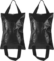 Heavy Duty Weight Bag, Cylindrical Sand Bags Weights, Canopy Weight Bag Set of 2, Windproof, Outdoor Advertising Tent Sunshade Fixed, Ideal for Pop up Canopy (Black)