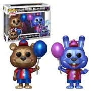 Funko POP! Games Five Nights At Freddy's #73458 Balloon Freddy & Balloon Bonnie 2 Pack - New, Mint Condition
