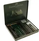 Faber-Castell Art Set Pitt Mixed Media Set, Graphite Pencils and Accessories