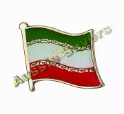 IRAN FLAG HAT PIN / BADGE - BRAND NEW