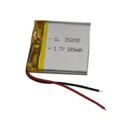 3.7V 280mAh 1.03Wh Polymer Li Battery Lipo For Camera Headset Sat Nav GPS 303030