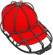 [AIMALL] Hat Washer Baseball Hat Cleaner Cap Washer Hat Washing Cage Holder Frame, Durable Cap Shape Protector, Universal Fit Hat Holder Frame - Black