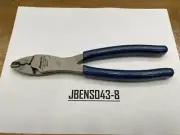 Snap-on Tools NEW POWER BLUE Soft Grip 9" Wire Terminal Crimping Tool 29ACFMB