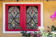 3D Religious Church A1022 Window Film Print Sticker Cling Stained Glass UV Zoe