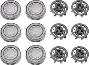 6 Piece Set Electric Shaver Replacement Blade, Compatible For Philips, SH50/52 5000 Series Shaving Heads