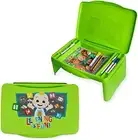 Cocomelon Kids Lap Desk with Storage - Folding Lid and Collapsible Design - Port