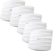 TP-Link AC1750 Wireless MU-MIMO Gigabit Ceiling Mount Access Point, PoE, MU-MIMO, Band Steering, Airtime Fairness, Beamforming, Seamless Roaming (EAP245(5-pack))
