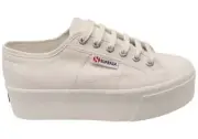 Superga Womens 2790 Platform Comfortable Lace Up Shoes - ShopShoesAU