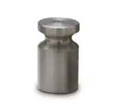 Cylindrical Calibration Weight, CYL 1kg ASTM Class 5 SST Satin Density 7.84