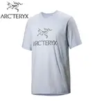 【ARC'TERYX 始祖鳥 男 ARC'WORD LOGO 短袖休閒T恤《天藍》】X000007991/運動衫/排汗衣