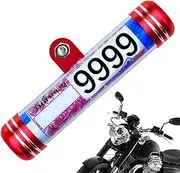 Motorcycle Document Tube - Motorcycle Control Disc Tube | Secure Tax Disc Waterproof Cylindrical Holder Frame For Motorbike Document Storage