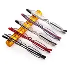 Slim Pen Reading Glasses Readers with Pen Clip Tube Case Slim Reading Glasses
