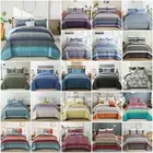 Soft Coverlet Bedspread Set Queen King Size Quilted Patchwork Bed Pillowcase New