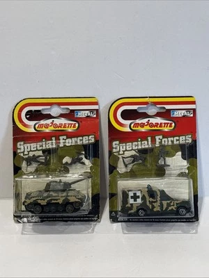 Ambulance And Tank Majorette Special Forces NEW With 2 Army Figures