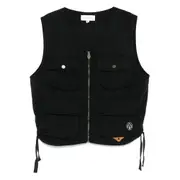 [Untitled Artworks] Untitled Artworks Cargo Gilet M BLACK