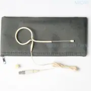 New IE3 Hook Headset Microphone Mic For AKG Samson Wireless TA3F mini Zipper bag